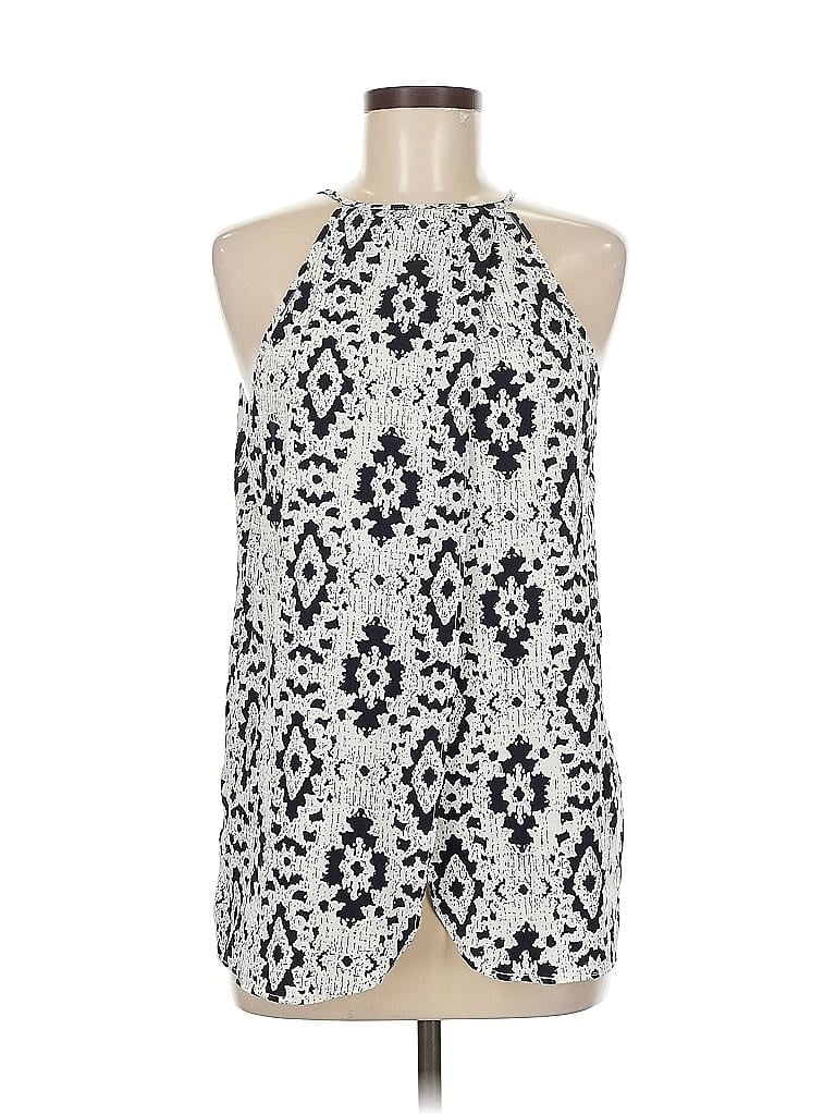 Pre-owned Romeo & Juliet Couture Sleeveless Blouse In Silver