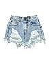 Carmar 100% Cotton Blue Denim Shorts Size 24 waist - photo 1