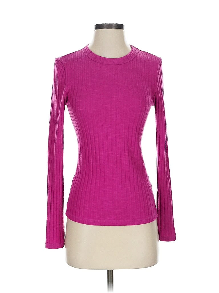 Click to view more detailed imagery on our partner's website Pre-owned Michael Stars Long Sleeve Top Pink Turtleneck Tops