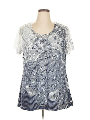 JM Collection Short Sleeve Top (view 1)