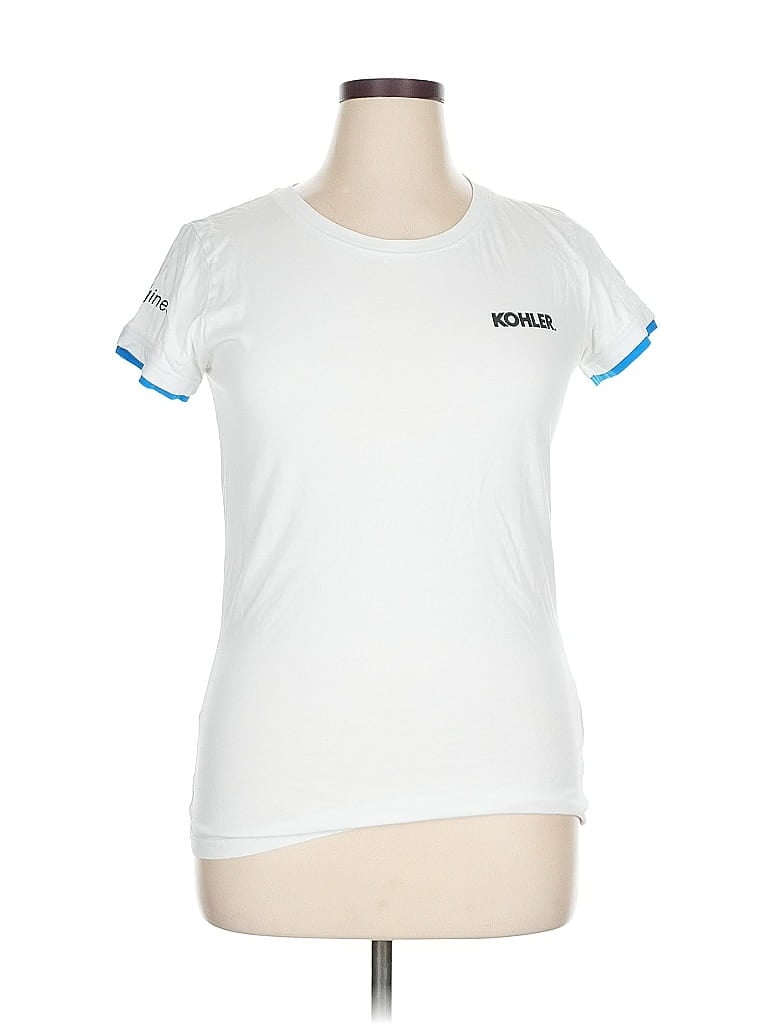 Pre-owned Assorted Brands Active T-shirt In White