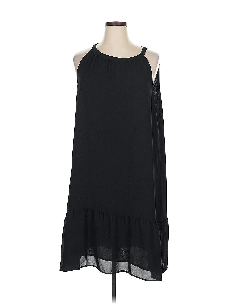 Pre-owned Jjill Casual Dress In Black