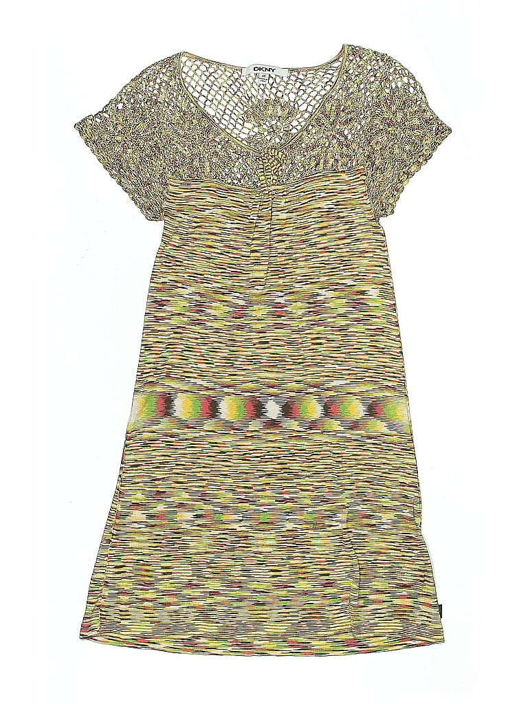 Pre-owned Dkny Kids' Dress In Yellow