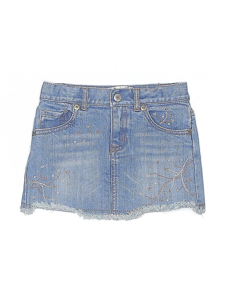 Pre-owned Old Navy Kids' Denim Skirt In Blue