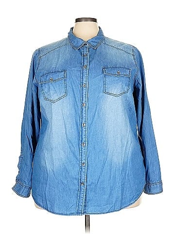 Torrid Long Sleeve Button-Down Shirt (view 1)
