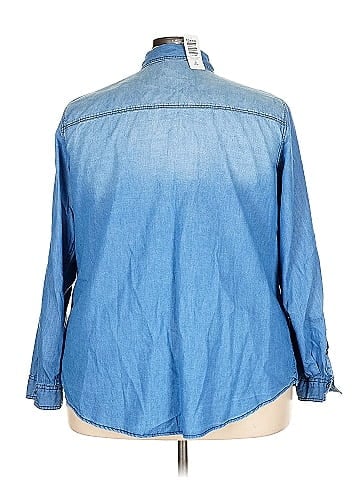 Torrid Long Sleeve Button-Down Shirt (view 2)