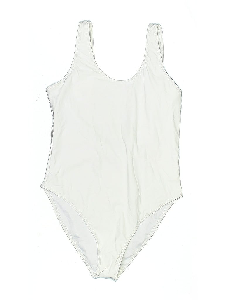 Pre-owned Unbranded One Piece Swimsuit In White