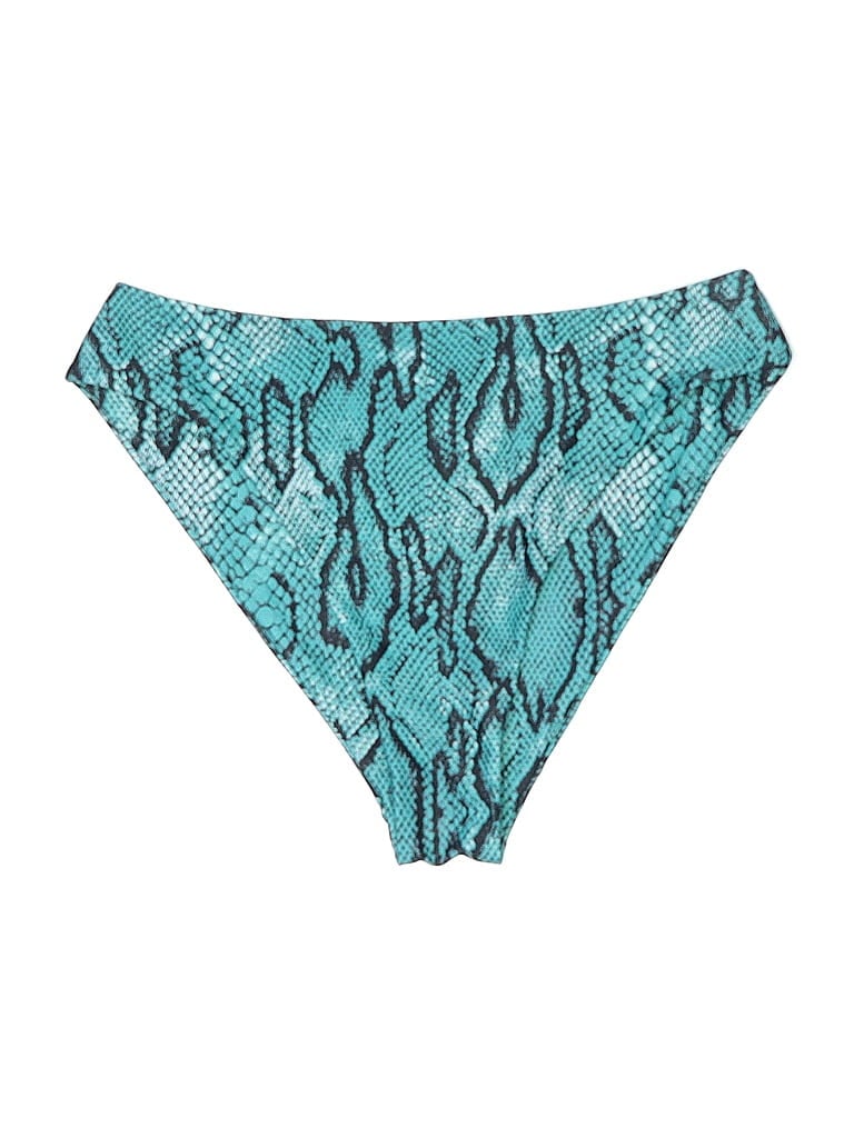 Pre-owned Zaful Swimsuit Bottoms In Blue