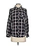 Rails Plaid Black Long Sleeve Blouse Size S - photo 1