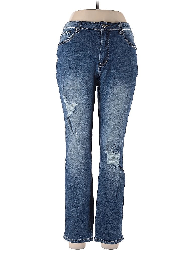 Pre-owned Fashion Nova Jeans In Blue
