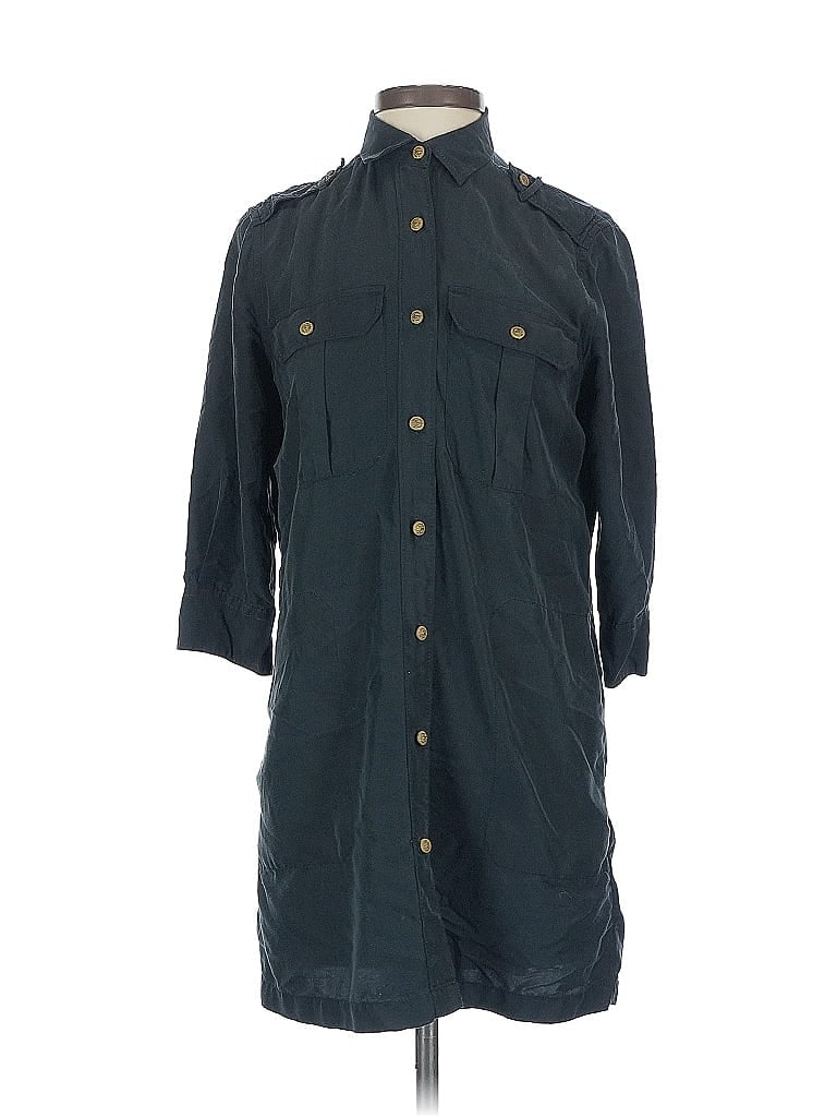 Click to view more detailed imagery on our partner's website Pre-owned Polo Ralph Lauren 3/4 Sleeve Button Down Shirt In Black