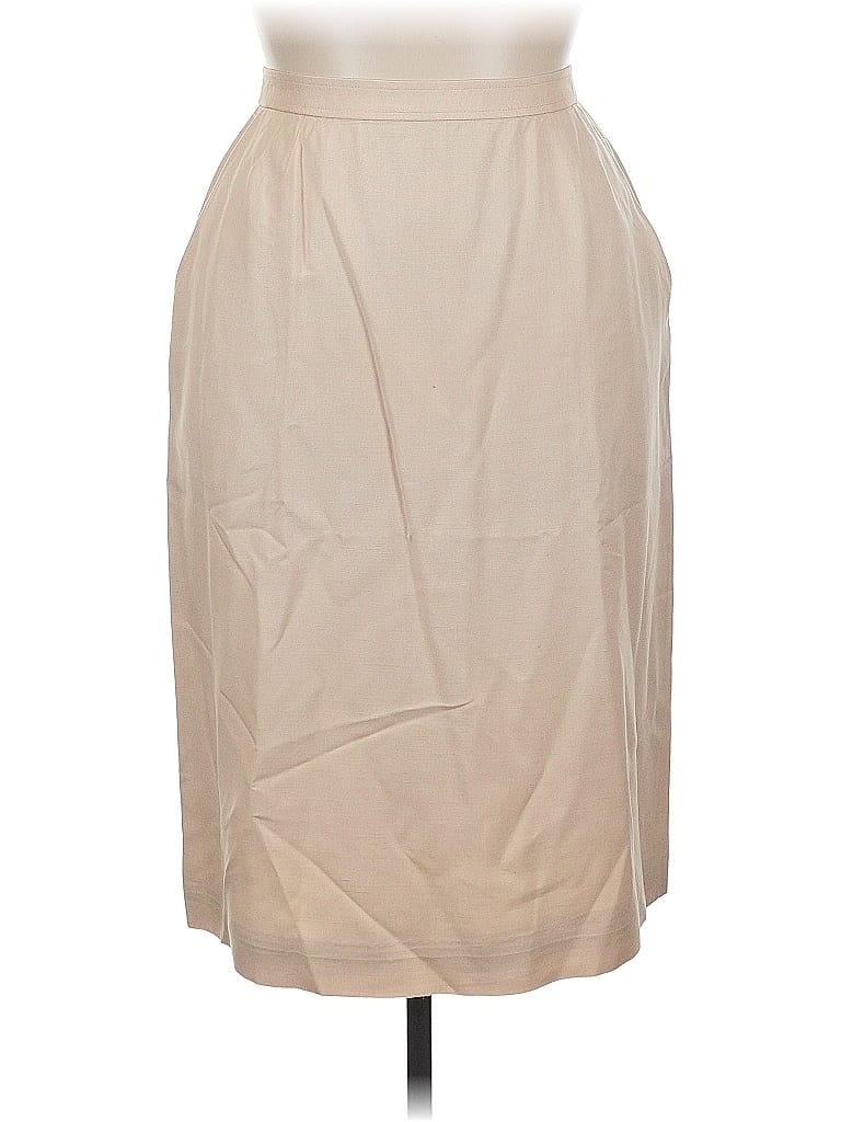 Pre-owned Evan Picone Formal Skirt In Brown