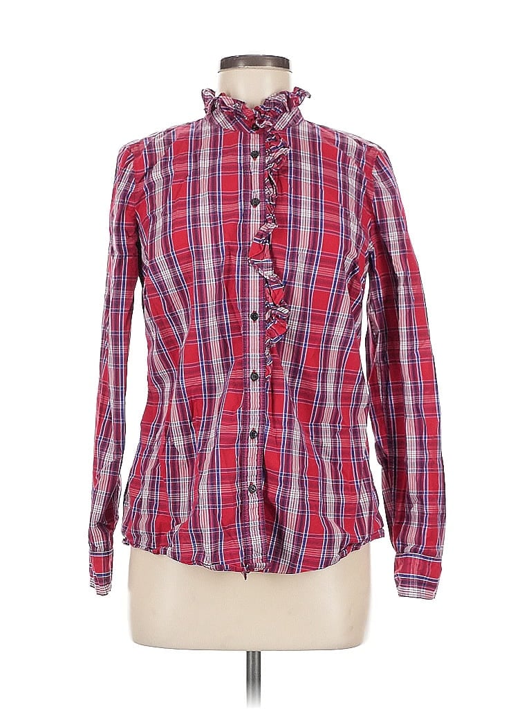 Click to view more detailed imagery on our partner's website Pre-owned Gap Long Sleeve Button Down Shirt In Red