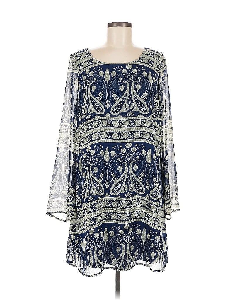 Pre-owned Charming Charlie Kimono In Blue