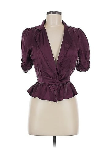 Corey Lynn Calter Short Sleeve Silk Top (view 1)