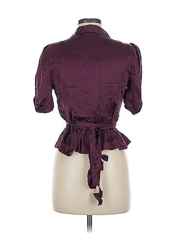 Corey Lynn Calter Short Sleeve Silk Top (view 2)