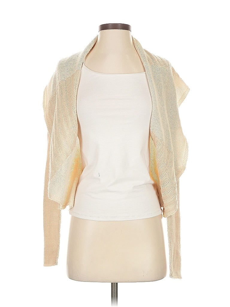 Click to view more detailed imagery on our partner's website Pre-owned Cabi Cardigan Sweater In White