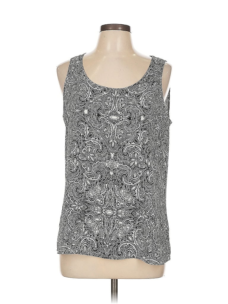 Pre-owned Express Tank Top Gray Halter Neckline Tops