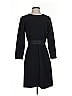 J.Crew 100% Wool Solid Black Casual Dress Size XS (estimated) - photo 1
