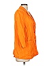 Zara 100% Viscose Orange Blazer Size L - photo 4