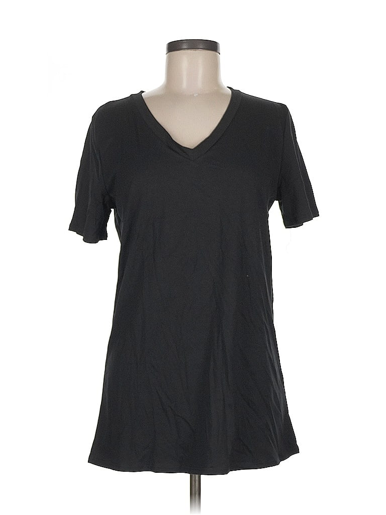 Alloy Apparel Short Sleeve T-shirt In Black