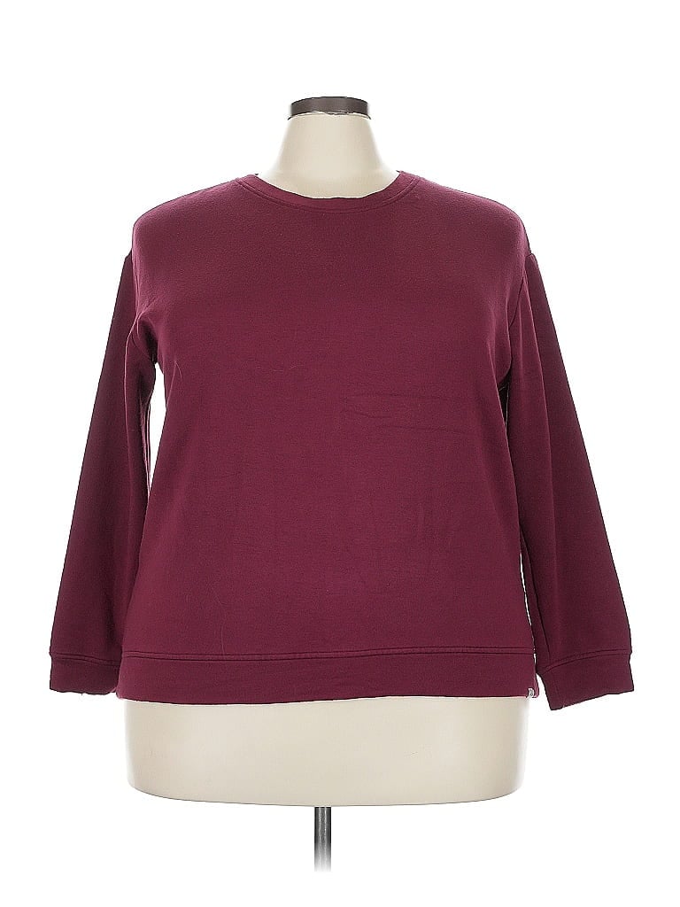 Pre-owned Orvis Sweatshirt In Burgundy