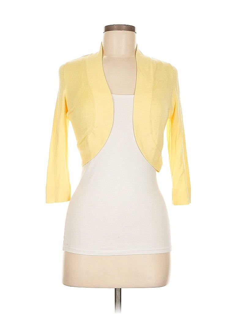 Pre-owned Jessica Howard Blazer Jacket In Yellow
