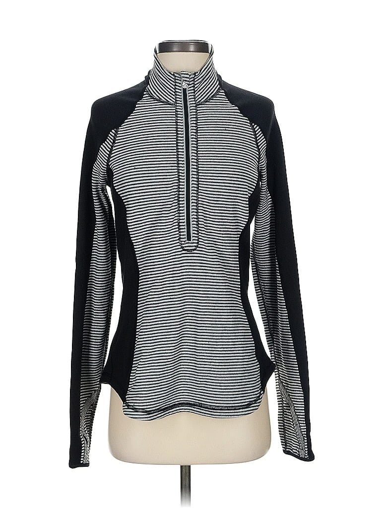 Pre-owned Lululemon Athletica Long Sleeve T-shirt In Black