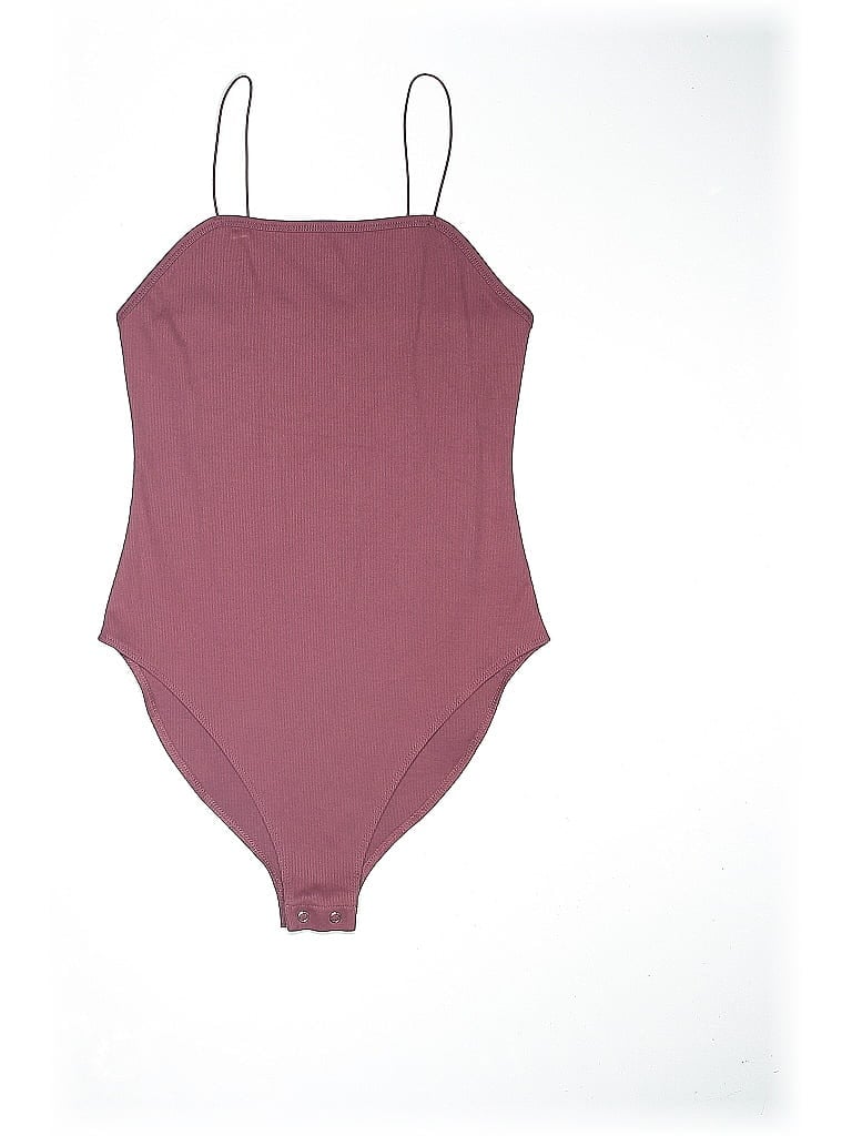 Pre-owned Wild Fable Bodysuit In Burgundy