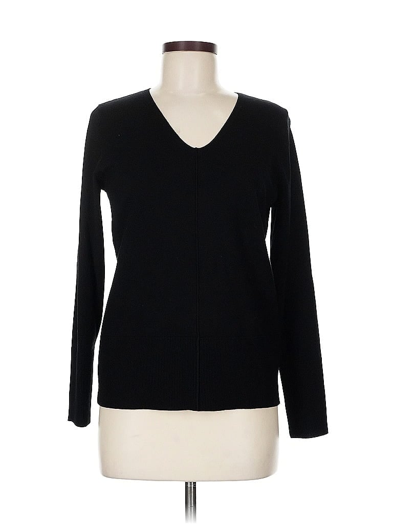 Pre-owned Metric Knits Pullover Sweater In Black