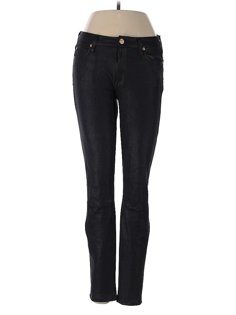 Pre-owned 7 For All Mankind Casual Pants In Black