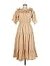 Meadows 100% Cotton Tan Casual Dress Size 6 - photo 1