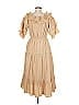Meadows 100% Cotton Tan Casual Dress Size 6 - photo 2