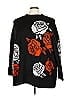 Torrid Floral Black Pullover Sweater Size 4X Plus (4) - photo 1