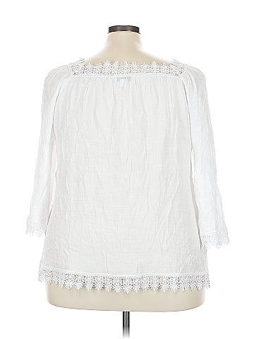 Counterparts 3/4 Sleeve Blouse (view 2)