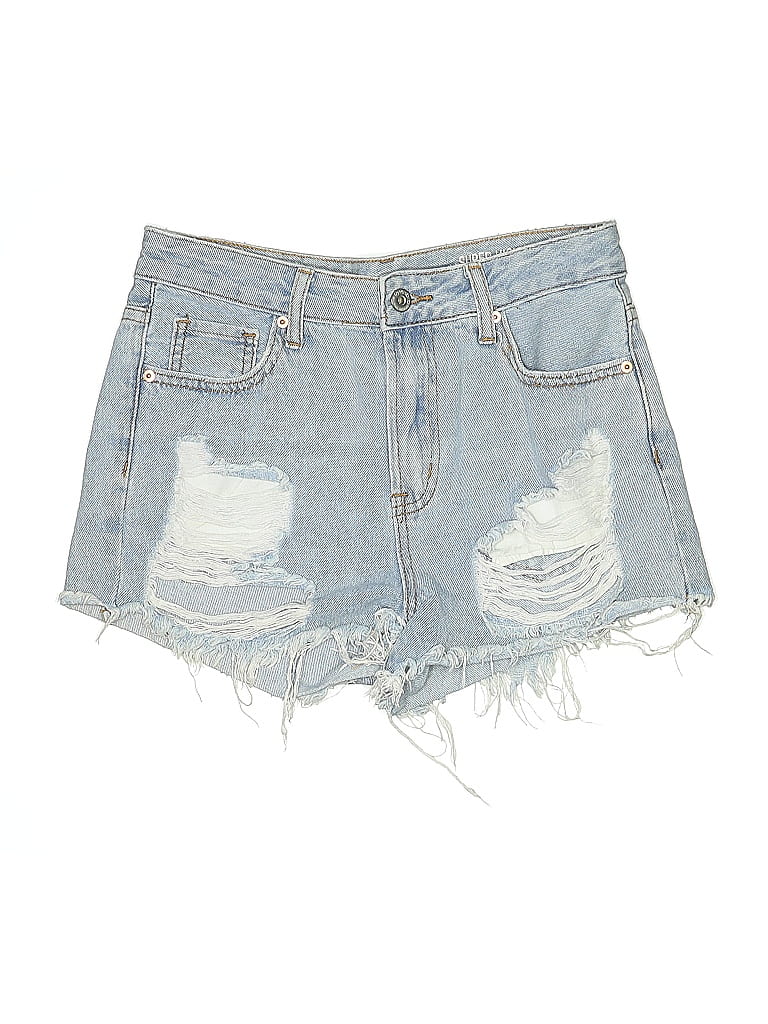 Pre-owned S.o.n.g. Denim Shorts In Blue