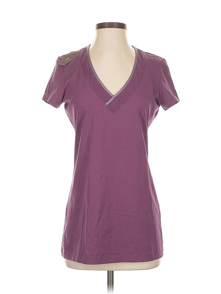 Pre-owned Assorted Brands Short Sleeve T-shirt In Purple