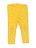 Cat & Jack Polka Dots Yellow Leggings Size 3-6 mo (estimated) - photo 1