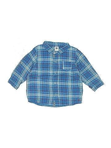 Petit Bateau Long Sleeve Button-Down Shirt (view 1)