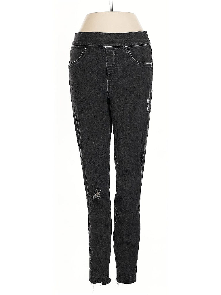 Pre-owned Spanx Jeggings In Black