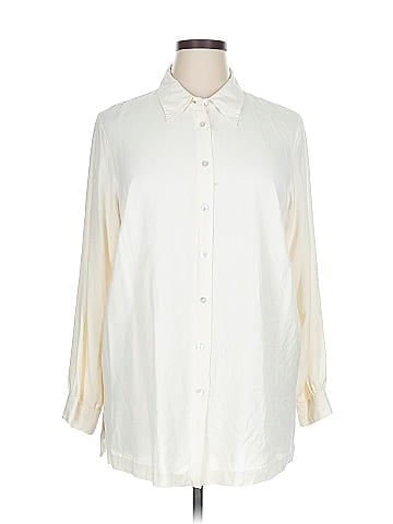 Spiegel 3/4 Sleeve Silk Top (view 1)