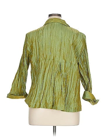 Kathleen Sommers 3/4 Sleeve Button-Down Shirt (view 2)