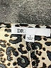 DR2 100% Polyester Animal Print Tan Long Sleeve Blouse Size S - photo 7