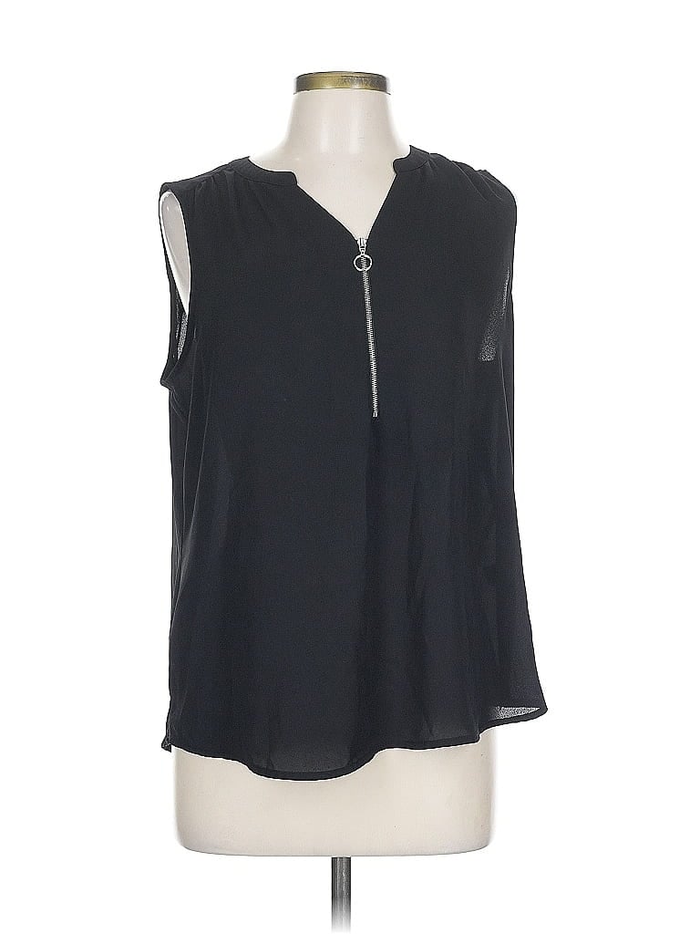 Click to view more detailed imagery on our partner's website Pre-owned Apt. 9 Sleeveless Blouse In Black
