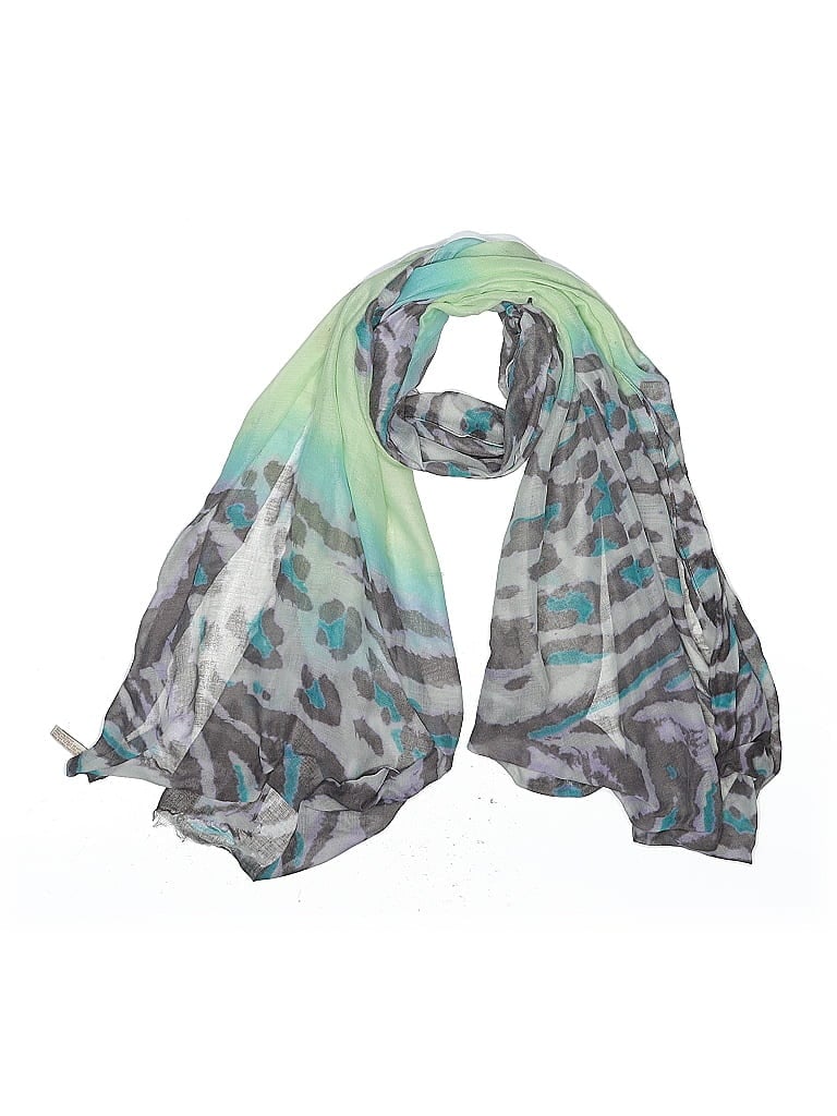 Pre-owned Collection Eighteen Scarf In Green