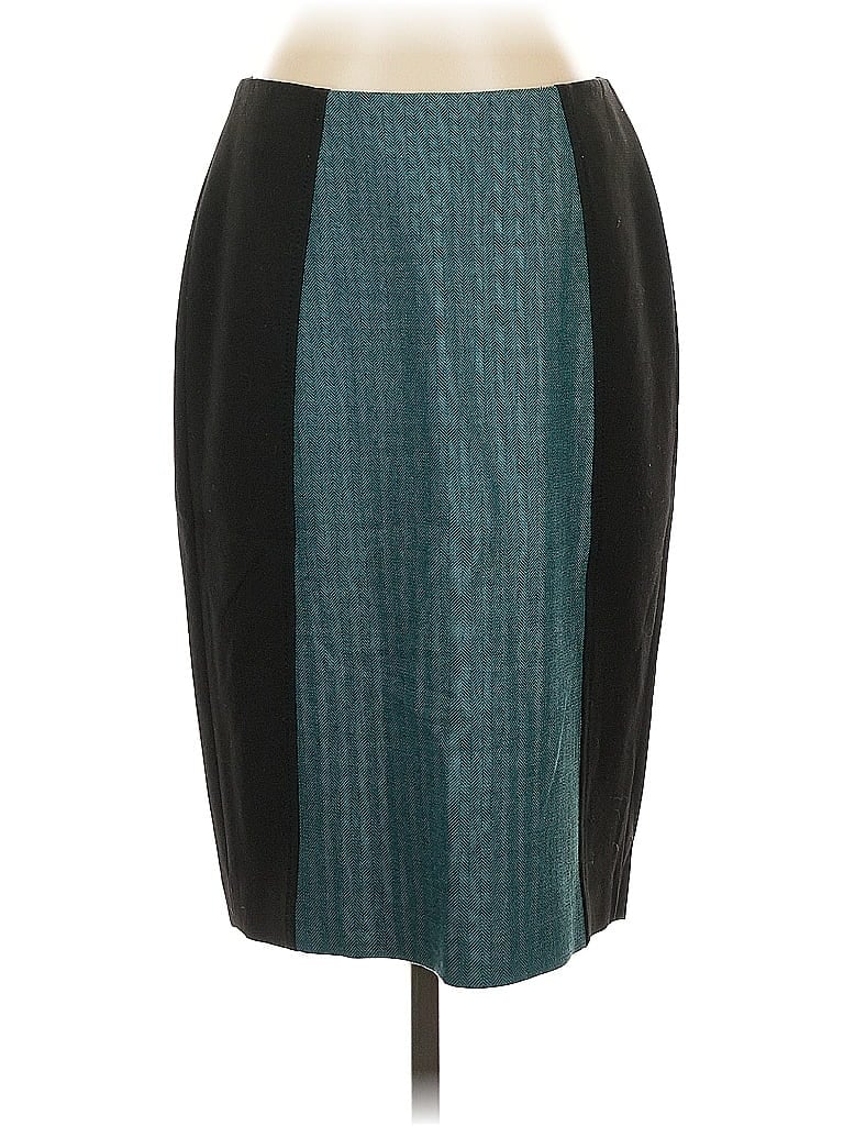 Pre-owned Halogen Formal Skirt In Blue