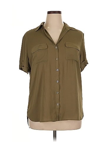 Soho JEANS NEW YORK & COMPANY Short Sleeve Blouse (view 1)