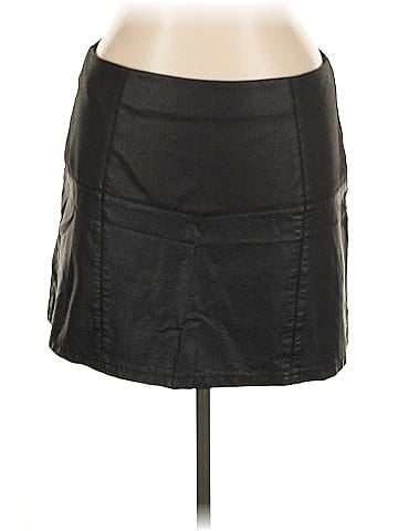 Atmosphere Faux Leather Skirt (view 1)