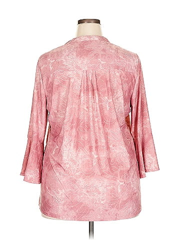 NY Collection 3/4 Sleeve Blouse (view 2)