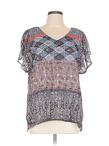 One World Short Sleeve Blouse (view 1)